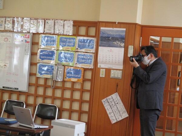 学習しているところを取材されています 学習しているところを取材されています